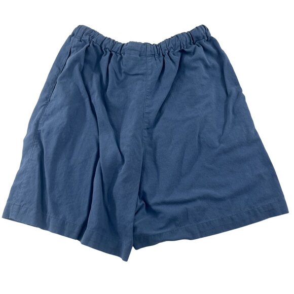 Hunt Club Collection Women's Blue Chambray Elastic Waist Shorts Medium pull on - Picture 3 of 5